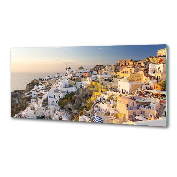 Salpicadero de cocina Santorini, Grecia