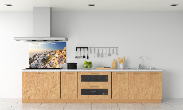 Salpicadero de cocina Santorini, Grecia