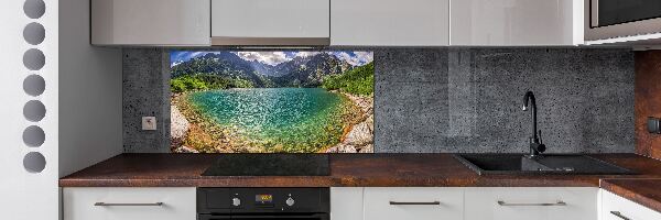 Panel para cocina Lago en las montañas