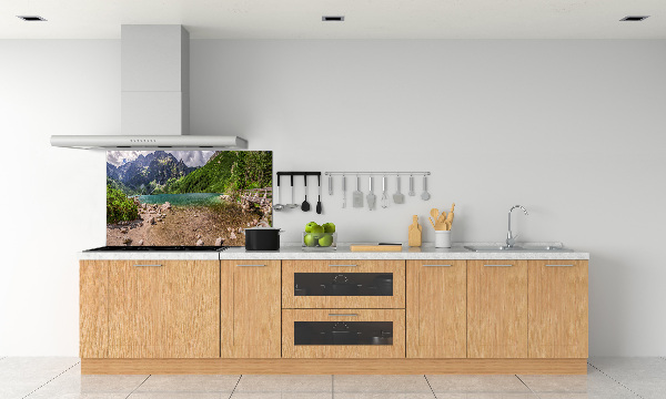 Salpicadero para cocina Lago en las montañas