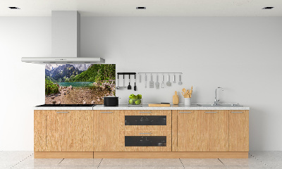 Salpicadero para cocina Lago en las montañas