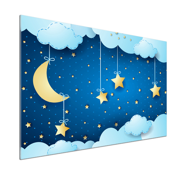 Salpicadero para cocina El cielo de noche