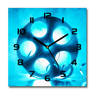 Reloj de pared cuadrado Rollo de película