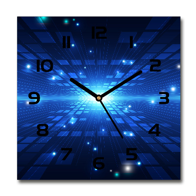 Reloj cuadrado Fondo 3D