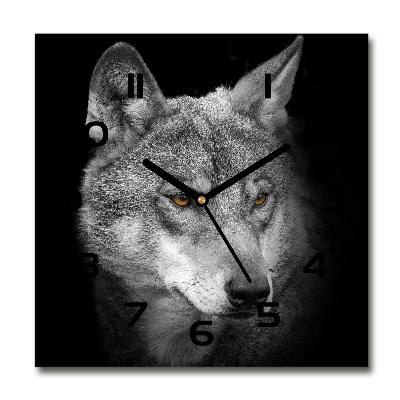 Reloj cuadrado Lobo