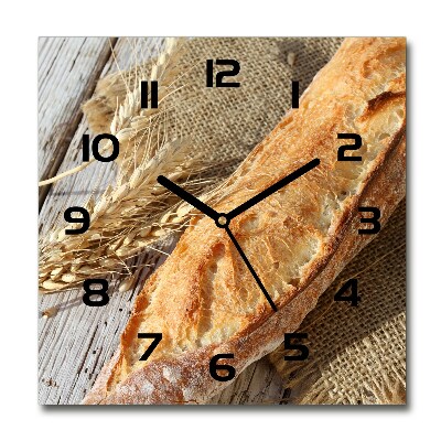 Reloj de pared cuadrado baguette fresca