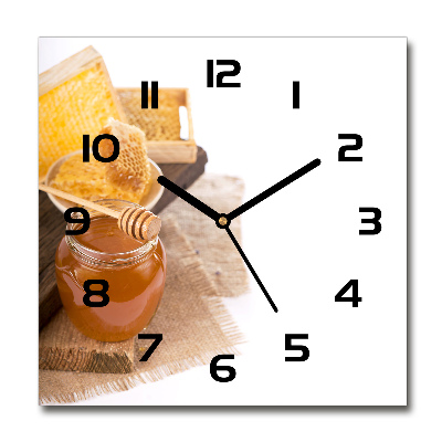 Reloj de pared cuadrado Miel