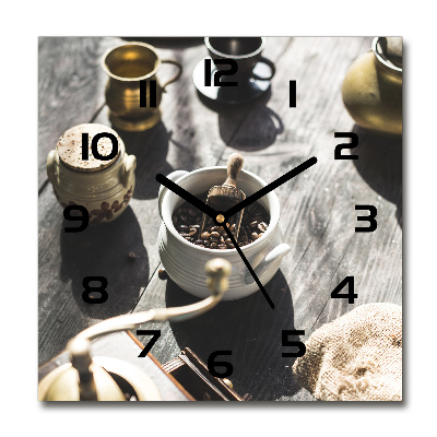 Reloj cuadrado Molinillo de café
