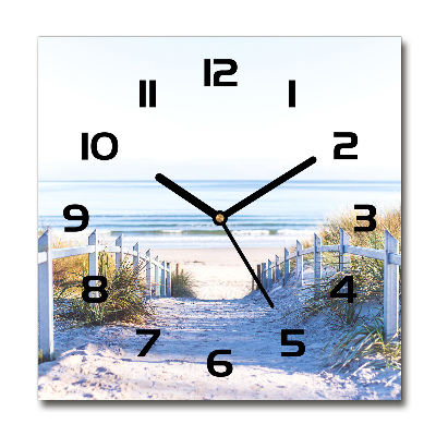 Reloj de pared cuadrado Dunas costeras
