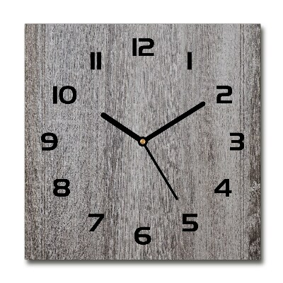 Reloj cuadrado Madera