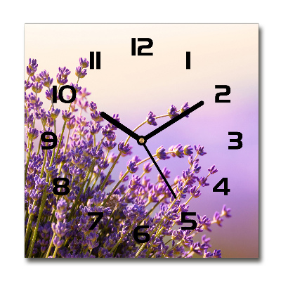 Reloj cuadrado Lavanda