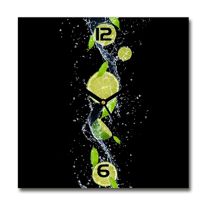 Reloj de pared cuadrado Limas y agua