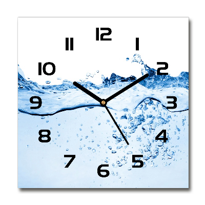 Reloj cuadrado Agua