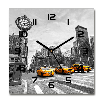 Reloj cuadrado Taxis de Nueva York