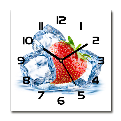 Reloj cuadrado Fresa con hielo