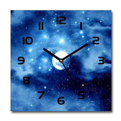 Reloj cuadrado Luna llena