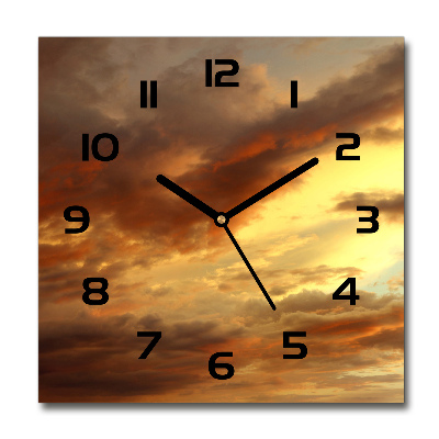 Reloj cuadrado Amanecer