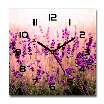 Reloj cuadrado Lavanda