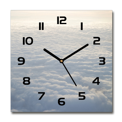 Reloj cuadrado Vuelo sobre las nubes