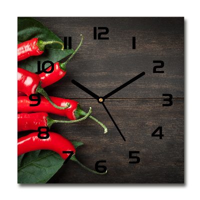 Reloj cuadrado chiles