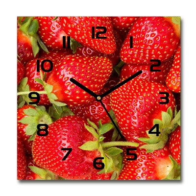 Reloj cuadrado fresas