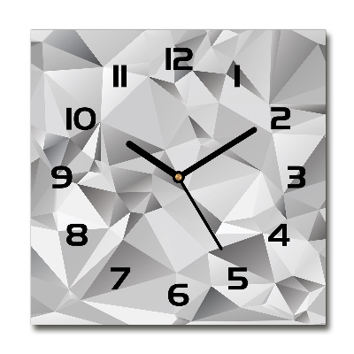 Reloj cuadrado Abstracción 3D