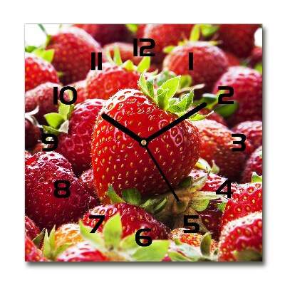 Reloj cuadrado fresas