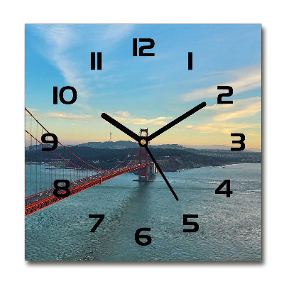 Reloj de pared cuadrado Puente de San Francisco
