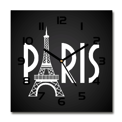 Reloj cuadrado París