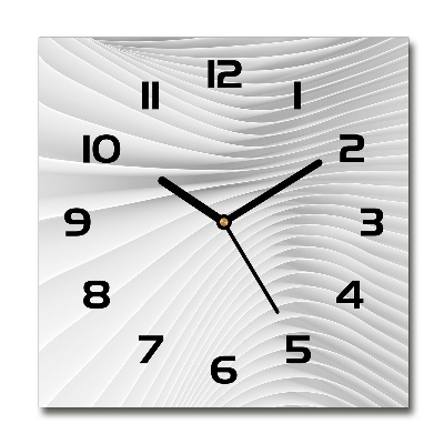 Reloj de pared cuadrado Líneas abstractas