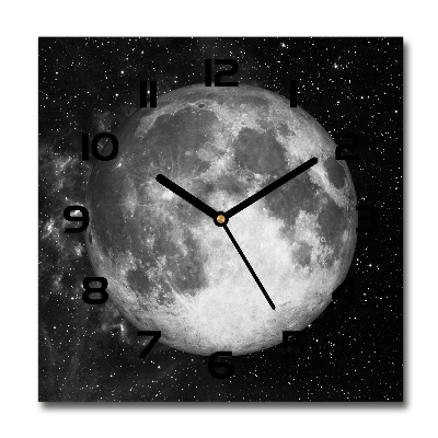 Reloj de pared cuadrado Luna