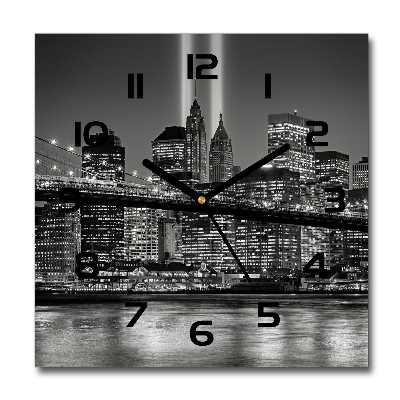 Reloj de pared cuadrado Manhattan Nueva York
