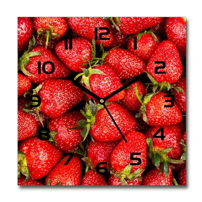 Reloj cuadrado fresas