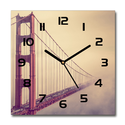 Reloj de pared cuadrado Puente de San Francisco