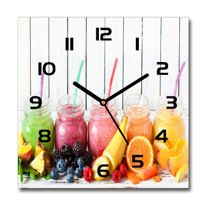 Reloj cuadrado Cócteles de frutas