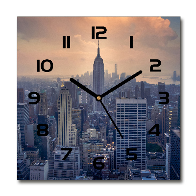 Reloj cuadrado Manhattan Nueva York