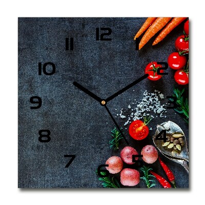 Reloj de pared cuadrado Ingredientes