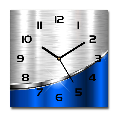 Reloj cuadrado Abstracción de metal