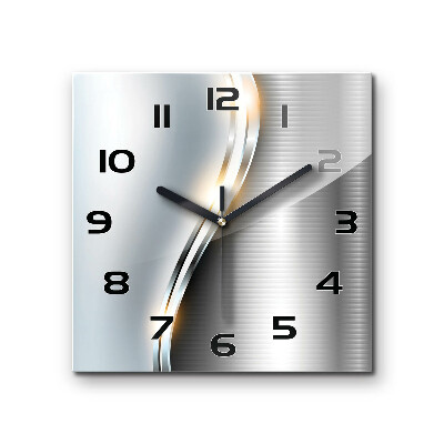 Reloj cuadrado Abstracción de metal