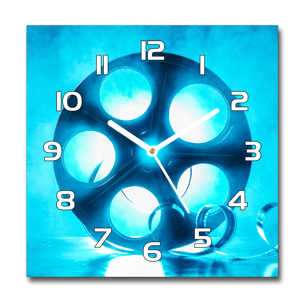 Reloj de pared cuadrado Rollo de película