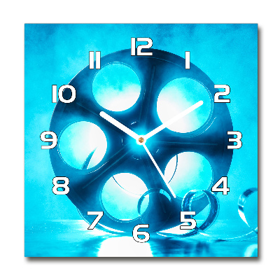 Reloj de pared cuadrado Rollo de película