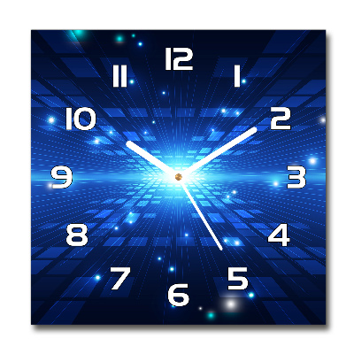 Reloj cuadrado Fondo 3D