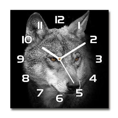 Reloj cuadrado Lobo