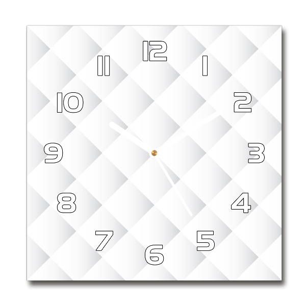 Reloj cuadrado Fondo de cuadrados