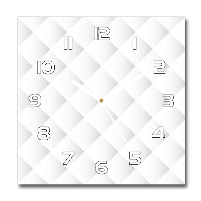 Reloj cuadrado Fondo de cuadrados