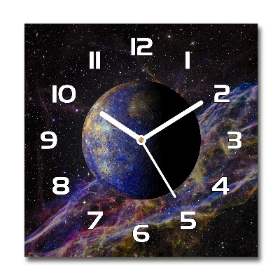 Reloj de pared cuadrado Mercurio