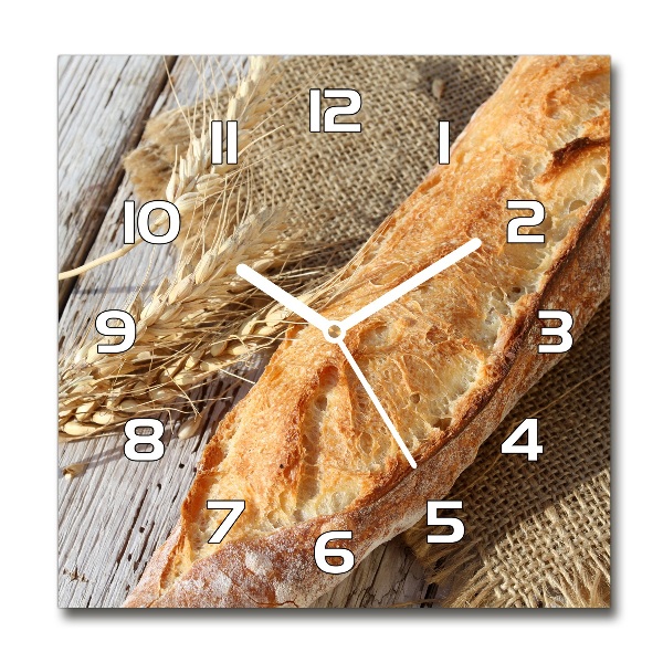 Reloj de pared cuadrado baguette fresca