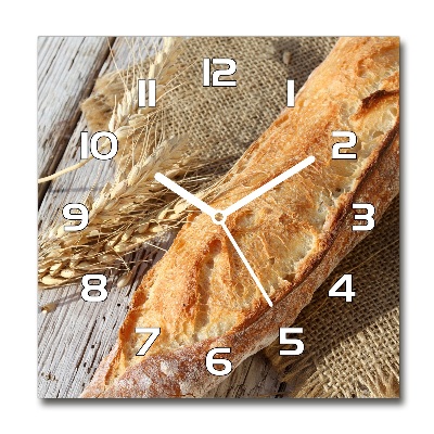 Reloj de pared cuadrado baguette fresca