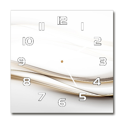 Reloj de pared cuadrado Ondas abstractas