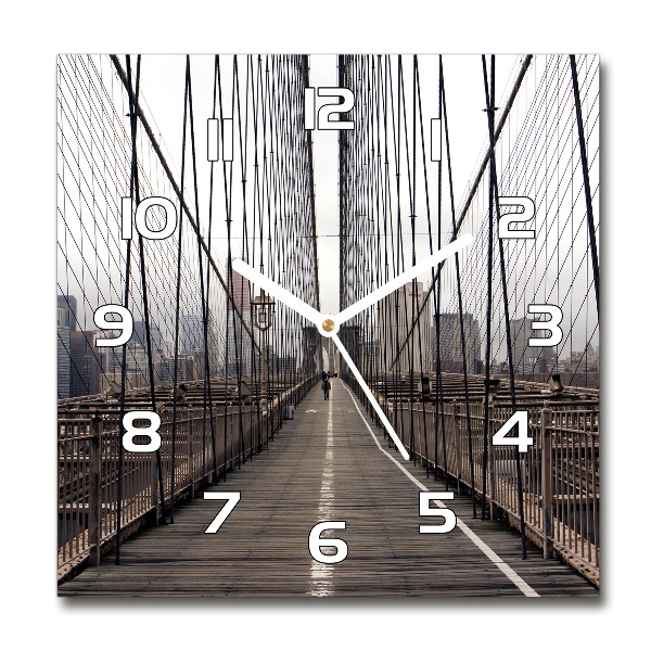 Reloj cuadrado Puente de Brooklyn